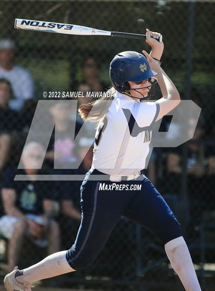 Thumbnail 3 in Long Beach Poly @ Notre Dame (SO) (CIF SS D3 first Round) photogallery.