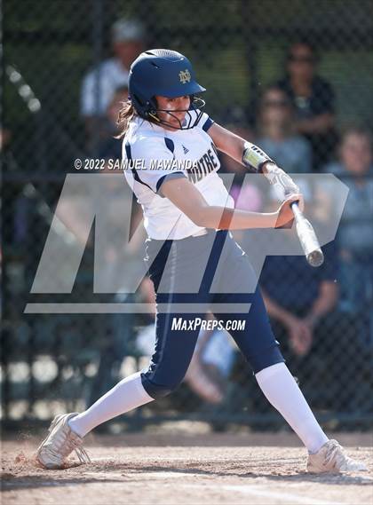 Thumbnail 1 in Long Beach Poly @ Notre Dame (SO) (CIF SS D3 first Round) photogallery.