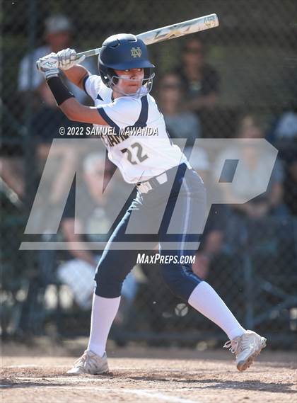 Thumbnail 1 in Long Beach Poly @ Notre Dame (SO) (CIF SS D3 first Round) photogallery.