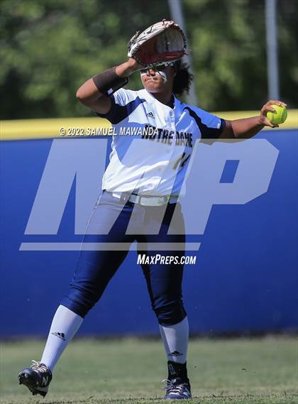 Thumbnail 1 in Long Beach Poly @ Notre Dame (SO) (CIF SS D3 first Round) photogallery.