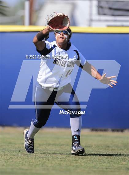 Thumbnail 3 in Long Beach Poly @ Notre Dame (SO) (CIF SS D3 first Round) photogallery.