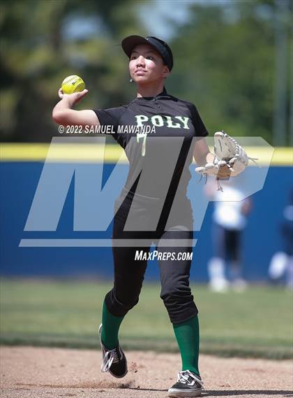 Thumbnail 2 in Long Beach Poly @ Notre Dame (SO) (CIF SS D3 first Round) photogallery.