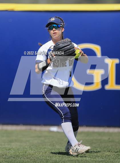 Thumbnail 2 in Long Beach Poly @ Notre Dame (SO) (CIF SS D3 first Round) photogallery.