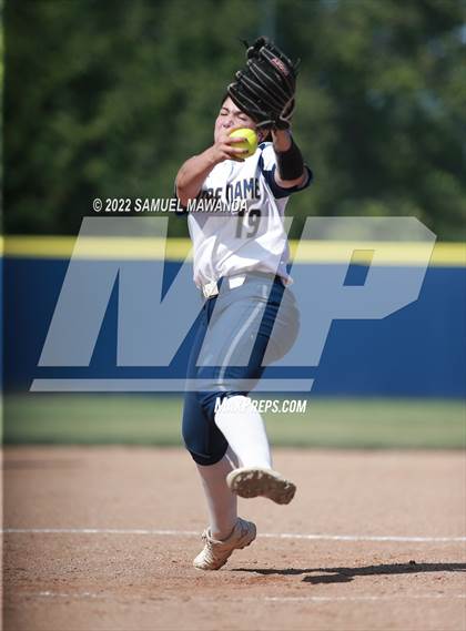 Thumbnail 3 in Long Beach Poly @ Notre Dame (SO) (CIF SS D3 first Round) photogallery.