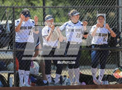 Thumbnail 2 in Long Beach Poly @ Notre Dame (SO) (CIF SS D3 first Round) photogallery.