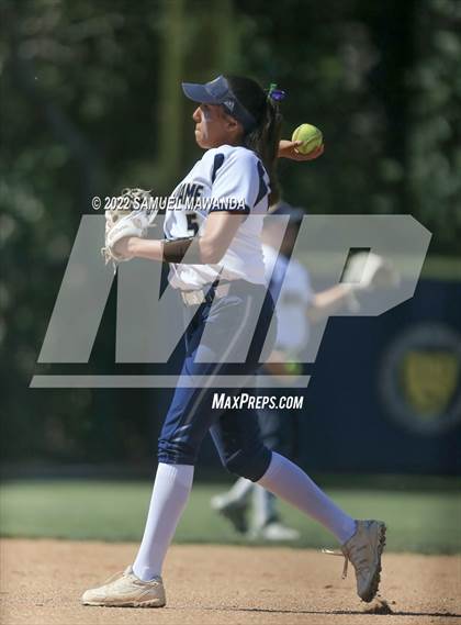 Thumbnail 3 in Long Beach Poly @ Notre Dame (SO) (CIF SS D3 first Round) photogallery.