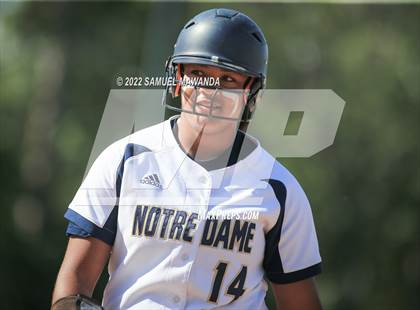 Thumbnail 3 in Long Beach Poly @ Notre Dame (SO) (CIF SS D3 first Round) photogallery.