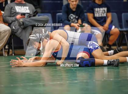 Thumbnail 2 in Legacy vs. The Meadows School (Spring Valley Duals Final Round 1) photogallery.