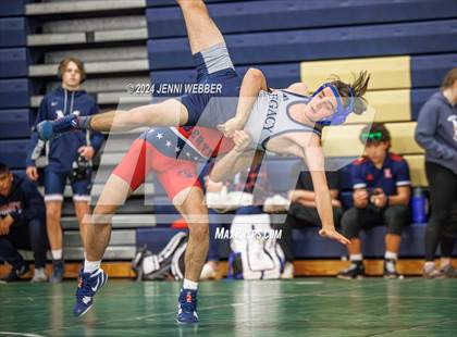 Thumbnail 2 in Legacy vs. The Meadows School (Spring Valley Duals Final Round 1) photogallery.