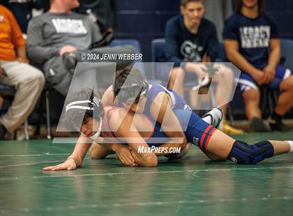 Thumbnail 3 in Legacy vs. The Meadows School (Spring Valley Duals Final Round 1) photogallery.
