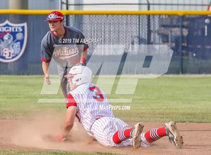 Thumbnail 3 in Madison vs South Dearborn (IHSAA Sectional Final) photogallery.