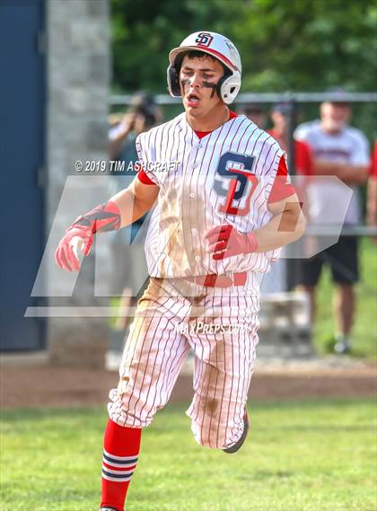 Thumbnail 3 in Madison vs South Dearborn (IHSAA Sectional Final) photogallery.