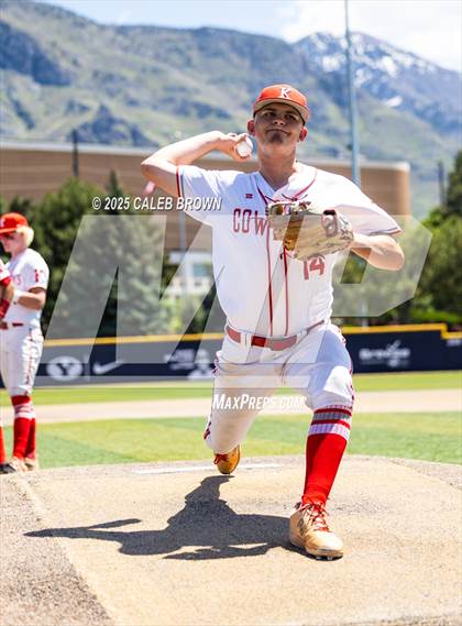 Thumbnail 2 in Kanab vs. South Sevier (UHSAA 2A Final Game 1) photogallery.