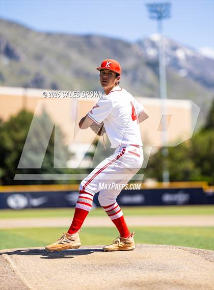 Thumbnail 3 in Kanab vs. South Sevier (UHSAA 2A Final Game 1) photogallery.