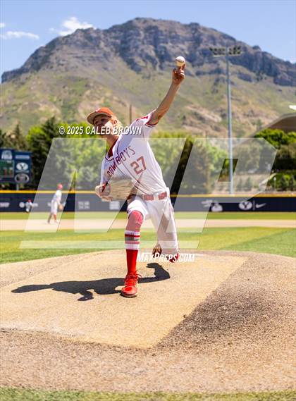 Thumbnail 2 in Kanab vs. South Sevier (UHSAA 2A Final Game 1) photogallery.