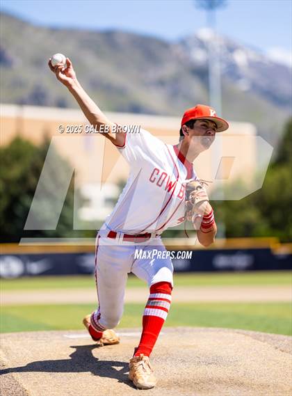 Thumbnail 3 in Kanab vs. South Sevier (UHSAA 2A Final Game 1) photogallery.
