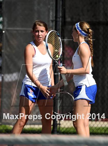 Thumbnail 2 in CHSAA 5A Girls Tennis Championships photogallery.