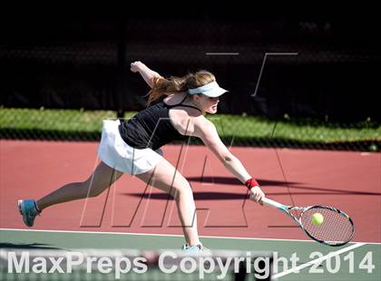 Thumbnail 3 in CHSAA 5A Girls Tennis Championships photogallery.