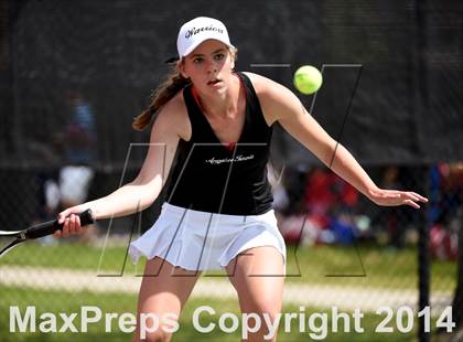 Thumbnail 3 in CHSAA 5A Girls Tennis Championships photogallery.