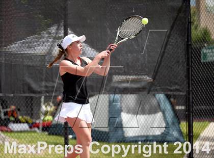 Thumbnail 3 in CHSAA 5A Girls Tennis Championships photogallery.