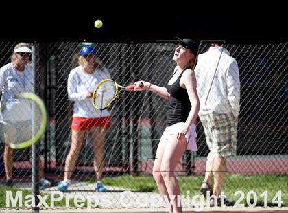 Thumbnail 2 in CHSAA 5A Girls Tennis Championships photogallery.