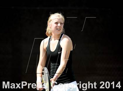Thumbnail 3 in CHSAA 5A Girls Tennis Championships photogallery.