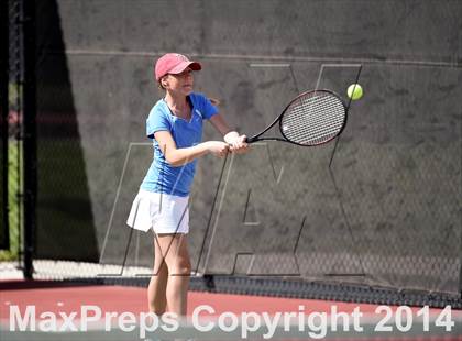 Thumbnail 3 in CHSAA 5A Girls Tennis Championships photogallery.