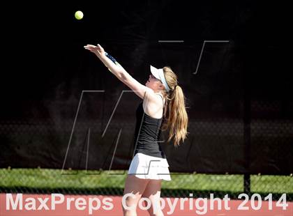 Thumbnail 2 in CHSAA 5A Girls Tennis Championships photogallery.
