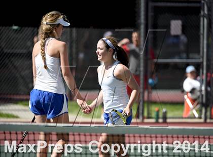 Thumbnail 2 in CHSAA 5A Girls Tennis Championships photogallery.