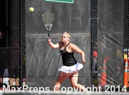 Thumbnail 1 in CHSAA 5A Girls Tennis Championships photogallery.