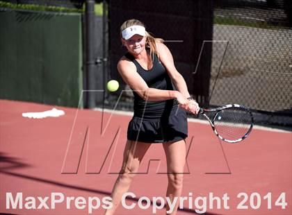 Thumbnail 3 in CHSAA 5A Girls Tennis Championships photogallery.