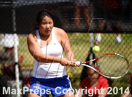 Thumbnail 1 in CHSAA 5A Girls Tennis Championships photogallery.