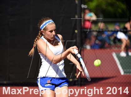 Thumbnail 2 in CHSAA 5A Girls Tennis Championships photogallery.