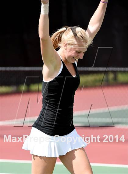 Thumbnail 2 in CHSAA 5A Girls Tennis Championships photogallery.