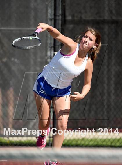Thumbnail 3 in CHSAA 5A Girls Tennis Championships photogallery.