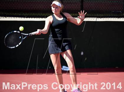 Thumbnail 2 in CHSAA 5A Girls Tennis Championships photogallery.