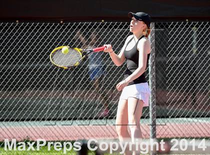 Thumbnail 1 in CHSAA 5A Girls Tennis Championships photogallery.