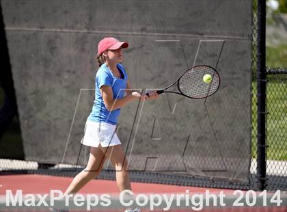 Thumbnail 1 in CHSAA 5A Girls Tennis Championships photogallery.
