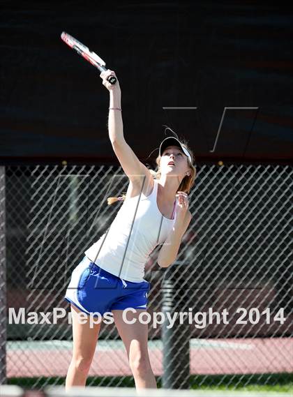 Thumbnail 1 in CHSAA 5A Girls Tennis Championships photogallery.