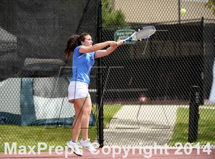 Thumbnail 3 in CHSAA 5A Girls Tennis Championships photogallery.
