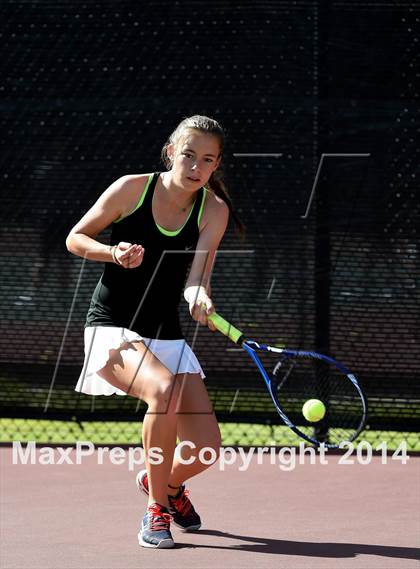 Thumbnail 1 in CHSAA 5A Girls Tennis Championships photogallery.