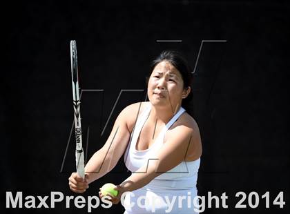 Thumbnail 2 in CHSAA 5A Girls Tennis Championships photogallery.