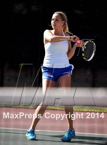 Thumbnail 3 in CHSAA 5A Girls Tennis Championships photogallery.