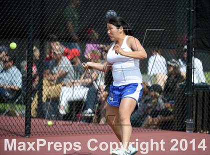 Thumbnail 2 in CHSAA 5A Girls Tennis Championships photogallery.