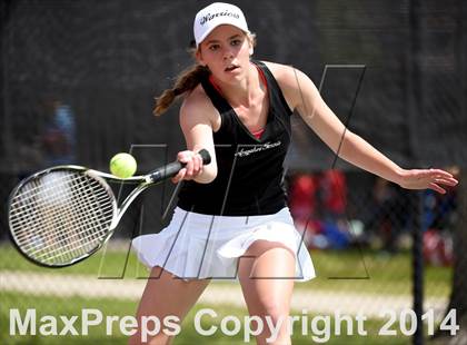 Thumbnail 1 in CHSAA 5A Girls Tennis Championships photogallery.