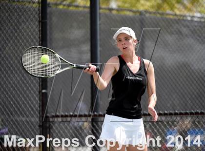 Thumbnail 2 in CHSAA 5A Girls Tennis Championships photogallery.