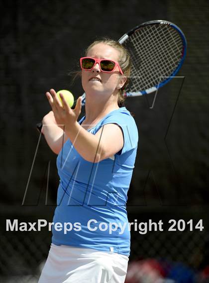 Thumbnail 2 in CHSAA 5A Girls Tennis Championships photogallery.