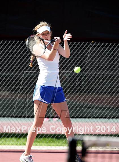 Thumbnail 1 in CHSAA 5A Girls Tennis Championships photogallery.