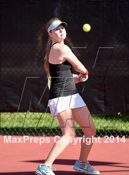 Thumbnail 3 in CHSAA 5A Girls Tennis Championships photogallery.
