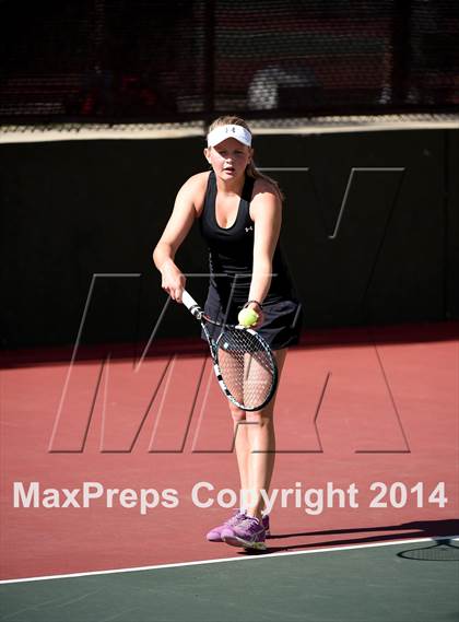Thumbnail 3 in CHSAA 5A Girls Tennis Championships photogallery.